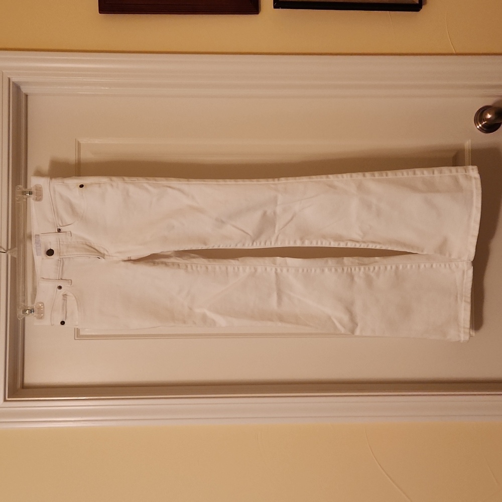 Lucky Brand White Flare Jeans